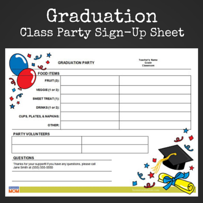 party sign up list
