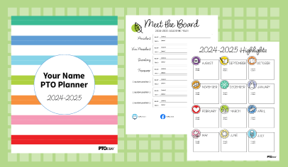 Free PTO and PTA Planner (Canva Template)